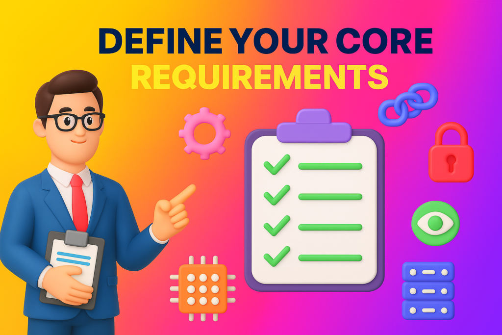 Define Your Core Requirements Define Your Core Requirements