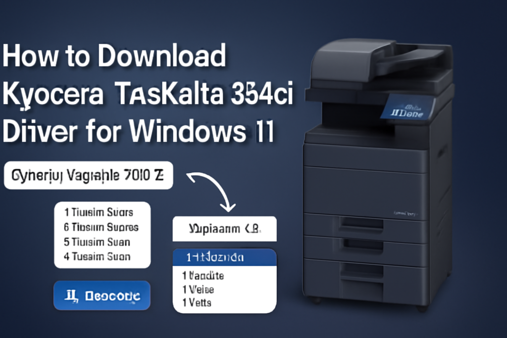 How to Download Kyocera Taskalfa 3554ci Driver for Windows 11 How to Download Kyocera Taskalfa 3554ci Driver for Windows 11